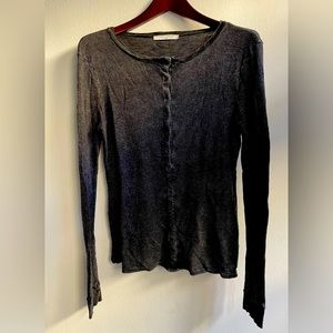 Project Social T charcoal grey thermal Henley